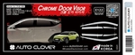 Дефлекторы на окна хромированные Autoclover (6 элементов) - KIA Kona II 2023-2025