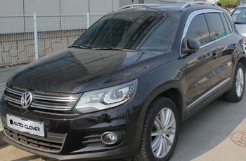 Дефлекторы на окна хромированные Autoclover - Volkswagen Tiguan I 2008-2016 C557