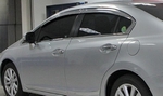 Дефлекторы на окна хромированные Autoclover - Honda Civic IX 2012-2025