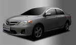 Дефлекторы на окна хромированные Autoclover - Toyota Corolla 2007-2013