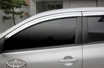 Дефлекторы на окна хромированные Autoclover - Toyota Corolla 2007-2013