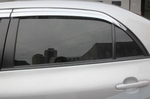 Дефлекторы на окна хромированные Autoclover - Toyota Corolla 2007-2013
