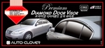Дефлекторы на окна с хромированным молдингом Autoclover - Hyundai Genesis 2008-2016