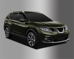 Дефлекторы на окна тонированные (6 элементов) Autoclover - Nissan X-Trail (T32) 2014-2021