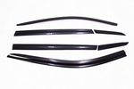Дефлекторы на окна тонированные (6 элементов) Autoclover - Nissan X-Trail (T32) 2014-2021