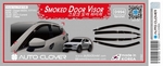 Дефлекторы на окна тонированные (6 элементов) Autoclover - Mazda CX-5 2017-2025