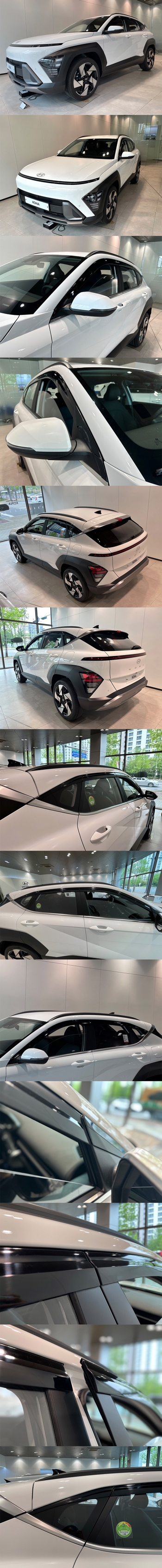 Дефлекторы на окна тонированные Autoclover (6 элементов) - KIA Kona II 2023-2025 E290
