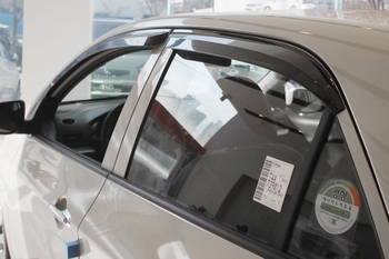 Дефлекторы на окна тонированные Autoclover - KIA Picanto II 2012-2016 A131
