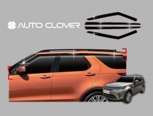 Дефлекторы на окона (черные / 6 частей) Land Rover L462 Discovery 2017-21 - Автоаксессуары и тюнинг