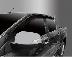 Черные дефлекторв 4 части Mazda BT-50 (2011 по н. в.) - Автоаксессуары и тюнинг