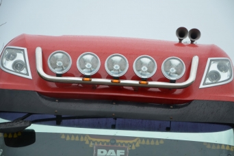 Дуга на крышу для дополнительных фар DAF XF105.510-560 2005- нержавеющая сталь
