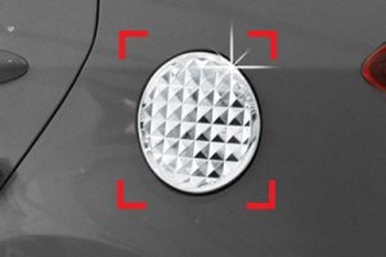 Хромированная накладка на лючок бензобака Autoclover - KIA Cerato III 2013-2018 - Автоаксессуары и тюнинг