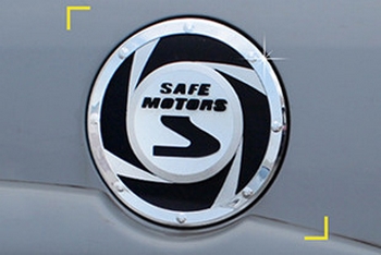 Хромированная накладка на лючок бензобака Kyoungdong - KIA Sportage II 2004-2009 - Автоаксессуары и тюнинг