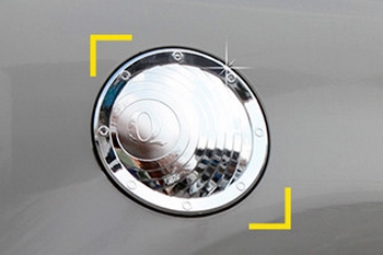 Хромированная накладка на лючок бензобака Kyoungdong - Renault Koleos 2007-2015 - Автоаксессуары и тюнинг
