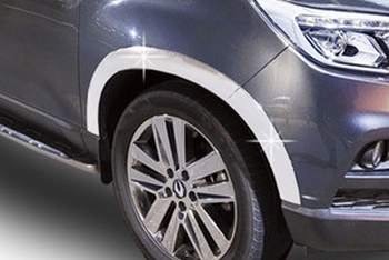Хромированные молдинги арки колес Autoclover - SsangYong Rexton 2017-2025 - Автоаксессуары и тюнинг