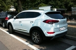 Хромированные молдинги на двери (вариант 2) Autoclover - Hyundai Tucson III 2015-2021