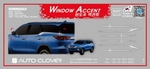 Хромированные молдинги на окна дверей (низ) Autoclover - Toyota Fortuner II 2015-2025