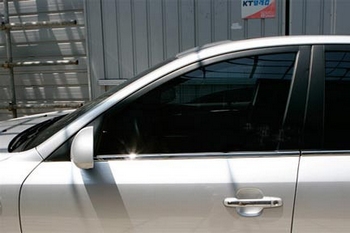 Хромированные молдинги на окна дверей (низ) Autoclover - KIA Carnival II 2006-2014 A876