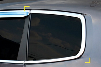 Хромированные молдинги на окна дверей (тип А, тип С) Kyoungdong - Chevrolet Orlando 2011-2025 - Автоаксессуары и тюнинг