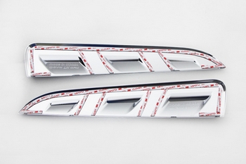 Хромированные молдинги на окна дверей (тип С) Autoclover - KIA Carnival III 2014-2020 B933