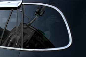 Хромированные молдинги на окна дверей (тип С) Autoclover - Hyundai Santa Fe II 2006-2011 - Автоаксессуары и тюнинг