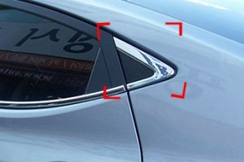 Хромированные молдинги на окна дверей (тип С) Autoclover - Hyundai Elantra V 2010-2015 - Автоаксессуары и тюнинг