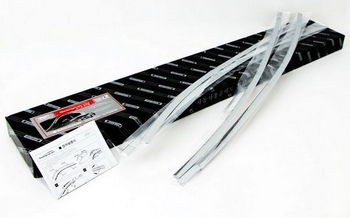Хромированные молдинги на окна дверей (верх) Autoclover - Honda Civic IX 2012-2025 C130