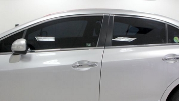 Хромированные молдинги на окна дверей (верх) Autoclover - Honda Civic IX 2012-2025 C130