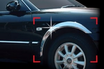 Хромированные накладки на арки колес Autoclover - Hyundai Sonata V 2001-2011 ТагАЗ - Автоаксессуары и тюнинг