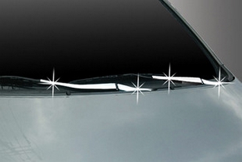 Хромированные накладки на крепления дворников Autoclover - Hyundai Grand Starex (H-1) 2007-2025 - Автоаксессуары и тюнинг