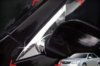 Хромированные накладки на крепления зеркал Autoclover - Chevrolet Epica 2006-2011 - Автоаксессуары и тюнинг