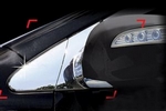 Хромированные накладки на крепления зеркал Autoclover - Hyundai ix35 2009-2015