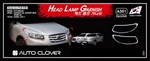 Хромированные накладки на передние фары Autoclover - Hyundai Santa Fe II 2006-2011