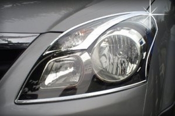 Хромированные накладки на передние фары Autoclover - Renault Koleos 2007-2015 - Автоаксессуары и тюнинг