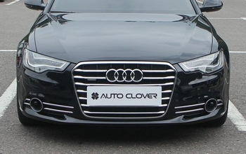 Хромированные накладки на противотуманные фары Autoclover - Audi A6 2011-2017 C849