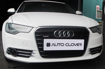 Хромированные накладки на противотуманные фары Autoclover - Audi A6 2011-2017 C849