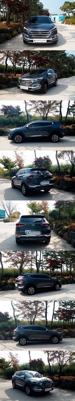 Хромированные накладки на решетку радиатора Autoclover - Hyundai Tucson III 2015-2021