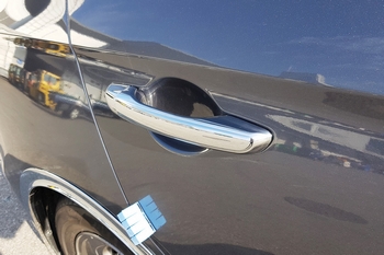 Хромированные накладки на ручки дверей Autoclover - Hyundai Elantra VI 2016-2020 B876