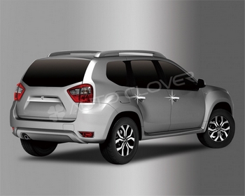 Хромированные накладки на ручки дверей Autoclover - Nissan Terrano 2014-2025 B852