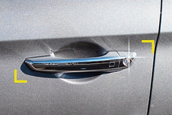 Хромированные накладки на ручки дверей Kyoungdong - Hyundai Elantra VI 2016-2020 - Автоаксессуары и тюнинг