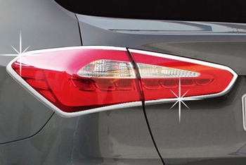 Хромированные накладки на задние фонари Autoclover - KIA Cerato III 2013-2018 - Автоаксессуары и тюнинг