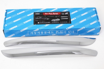 Хромированные накладки на задний бампер Autoclover - Hyundai Grandeur HG 2011-2015 B760