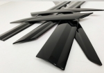 Черные дефлекоры окон 6 частей Hyundai Grandeur 2020