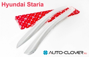 Хромированные дефлекторы Hyundai Staria 2 шт - Автоаксессуары и тюнинг