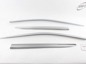 Дефлекторы на боковые окна хром KIA Sorento 3 2014, 2015 (Prime) - Автоаксессуары и тюнинг