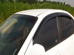 Дефлектора боковых окон хром Chevrolet Lacetti hb (2005-2006)