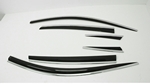 Honda CRV 2007 2008 2009 2010 2011 дефлекторы из 6 частей с хром молдингом
