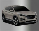 Хромированные молдинги передних фар Hyundai Tucson 3 partID:4947qw