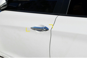 Hyundai Elantra 2011-2016  под ручки защитные чашечки хромовые - Автоаксессуары и тюнинг