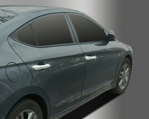 Hyundai Elantra AD на новую модель хром накладки на внешние ручки - Автоаксессуары и тюнинг